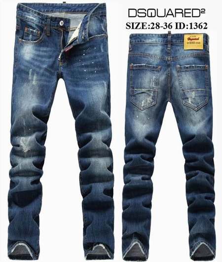 guide des taille jean homme dsquared